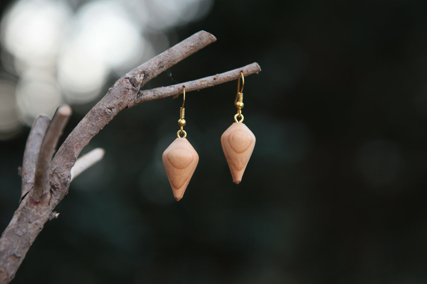 0012 Pfirsich Ohrhänger