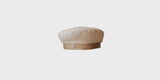 Mütze kaufen Baskenmütze Baske Barett Cap Handgemacht auf maß Leder & Wolle Gif Rundumansicht