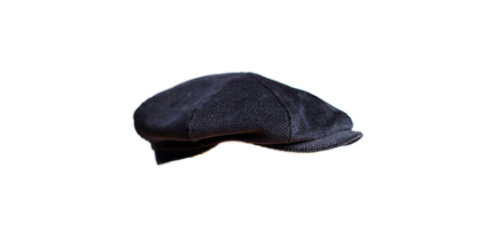 Bakerboy, Zeitungsjungenmütze, Newspaperboy cap, nachtblau, Samt, Baumwolle, 20er Jahre, Peaky Blinders, Hut, Mütze, Hutmaherei handgemacht, handgefertigt
