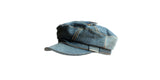 Elbsegler, Fiddler, Schiffermütze, blau, Jeans, denim, Mütze, Hut, Hutmacherei, handgemacht, handgefertigt