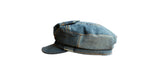Elbsegler, Fiddler, Schiffermütze, blau, Jeans, denim, Mütze, Hut, Hutmacherei, handgemacht, handgefertigt