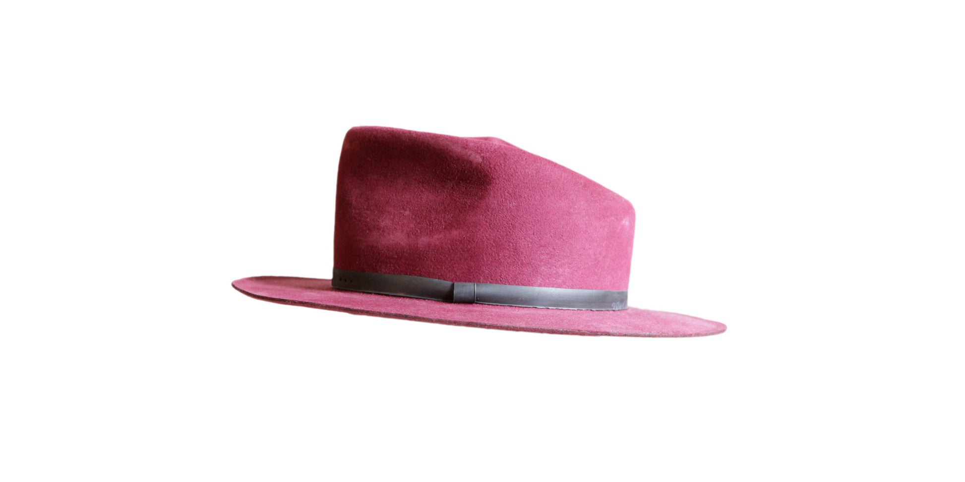 Fedora, bordeaux, Filz, Haarfilz, Hut, Hüte, handgemacht