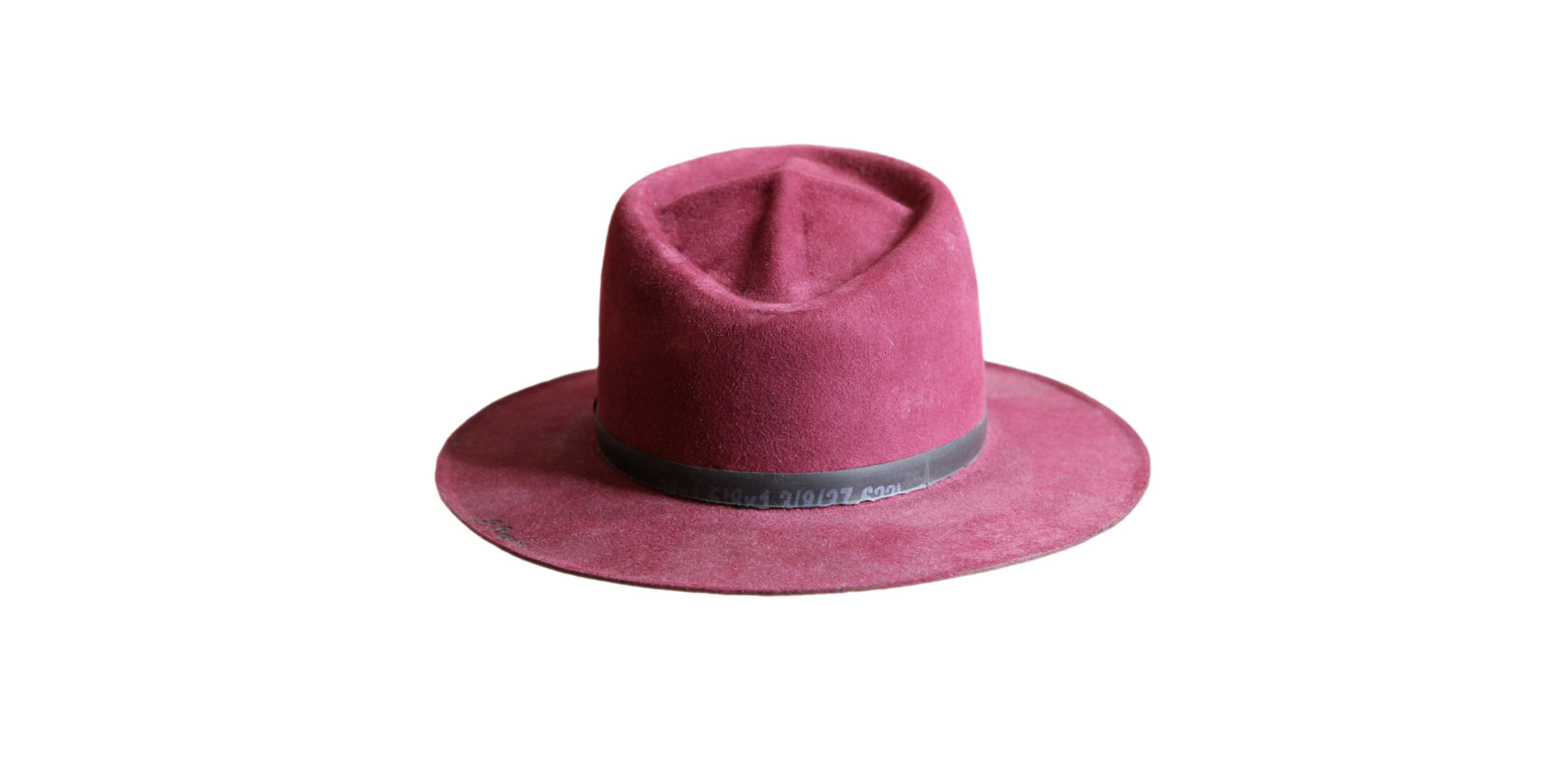Fedora, bordeaux, Filz, Haarfilz, Hut, Hüte, handgemacht