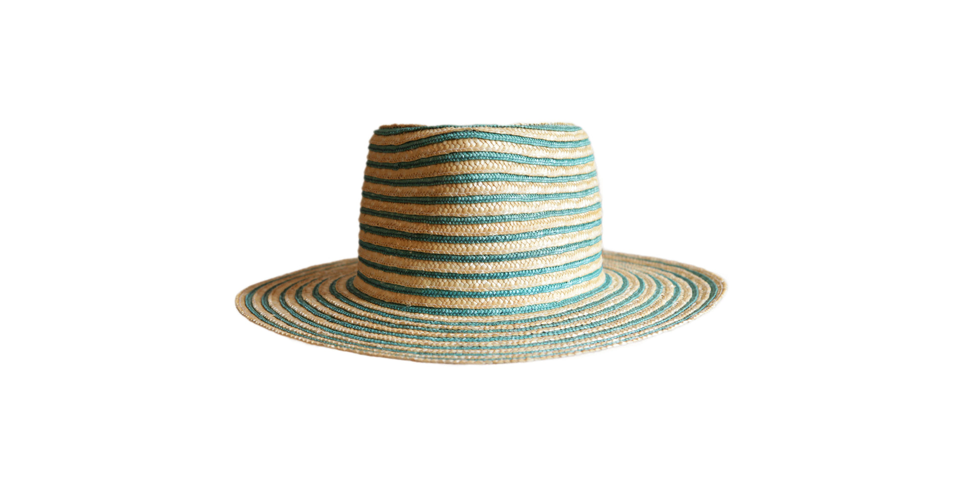Fedora, Stroh, zweifarbig, Weizenstroh, Hut, handgefertigt