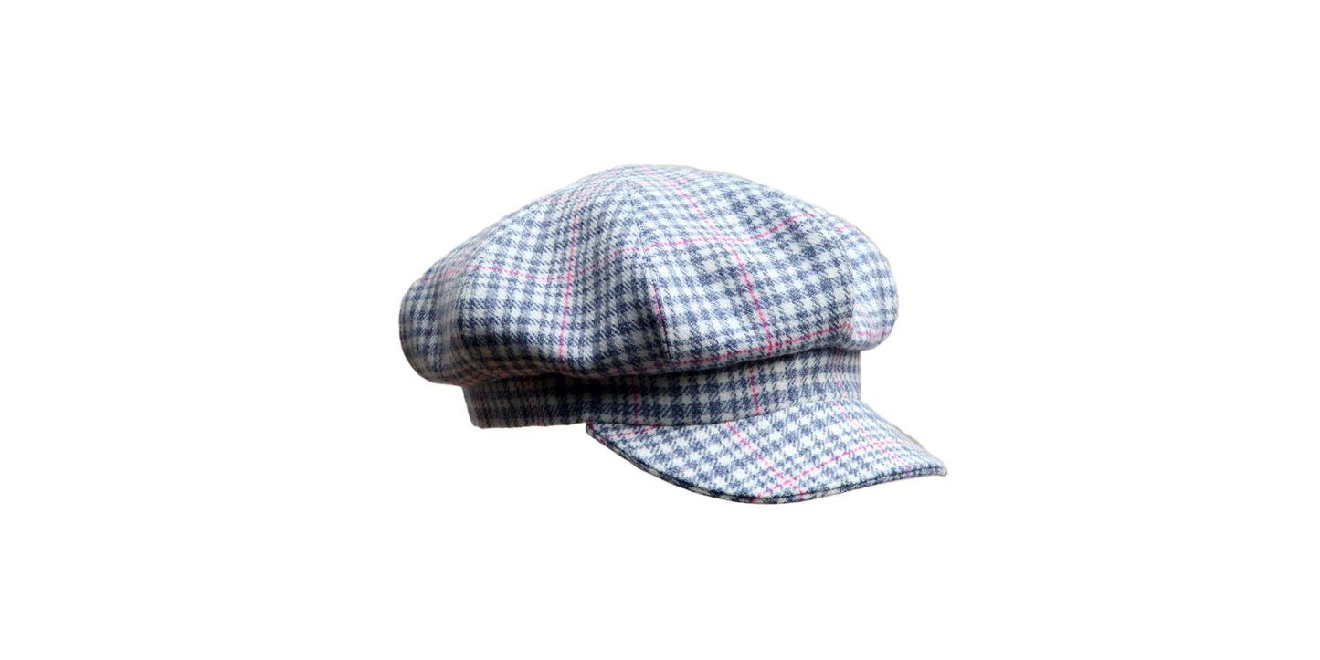 Mütze kaufen, handgemachte Damen Ballonmütze, Vintage Wolle, Maßgefertigt, Mütze anfertigen lassen