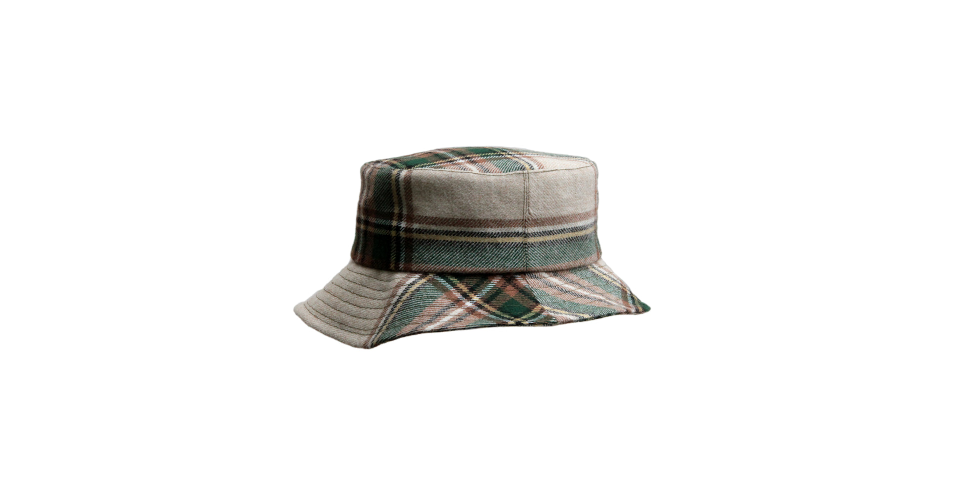 Fischerhut kaufen, Buckethat, Topfhut, Glocke, Schottenkaro, Wolle, handgemacht, handgefertigt