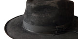 Cap Mütze Hut Fedora Hüte Kopfbedeckung Fedora Hut Filzhut Winterhut Herren und Damen schwarz