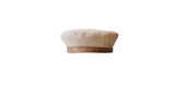 Mütze kaufen Baskenmütze Baske Barett Cap Handgemacht auf maß Leder & Wolle vorne links